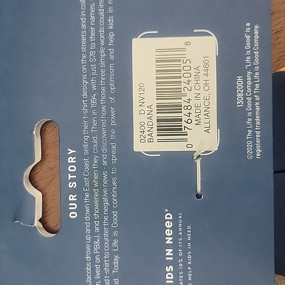 Life is Good. Dog Bandana - Picture 4 of 4